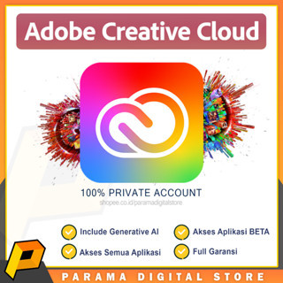 Adobe Creative Cloud | All Apps | 1 Tahun | Resmi | Private Only
