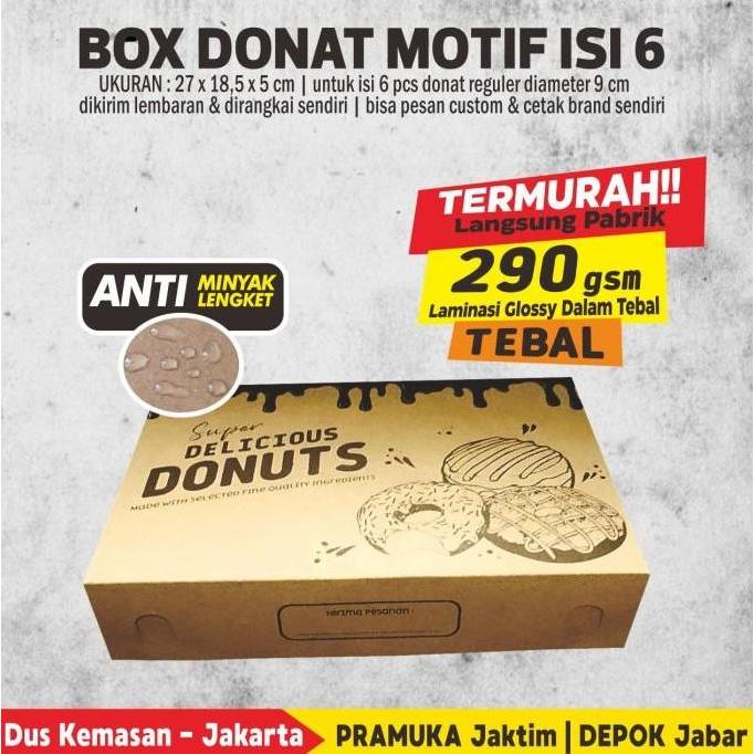 Box Donat / Dus Donat isi 6