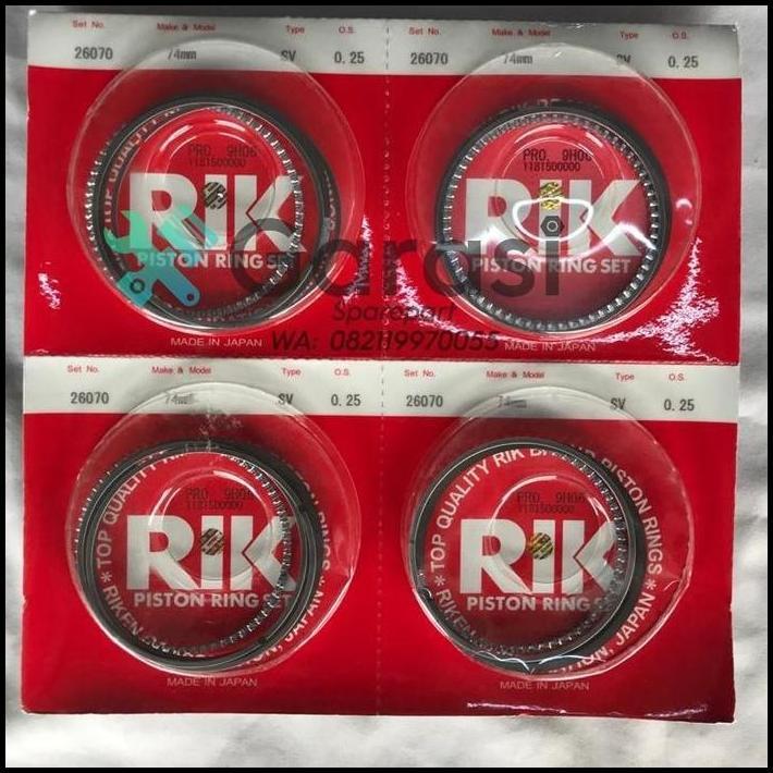 GRATIS ONGKIR RING PISTON / RING SEHER SUZUKI AMENITY / SUZUKI ESTEEM 1.3 