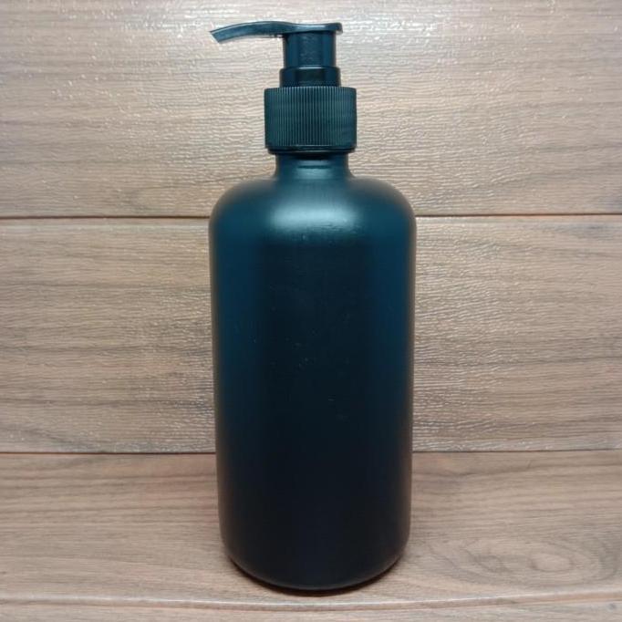BOTOL PUMP 500ML HITAM / BOTOL 500ML PUMP LOTION / BOTOL SABUN 500ML