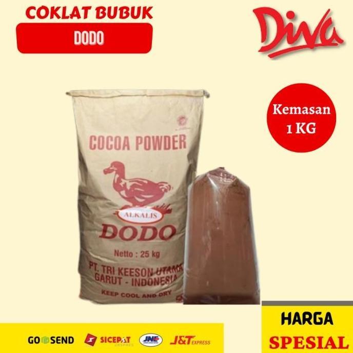 Coklat Bubuk Dodo 1kg | Dodo Cocoa Powder  kemasan Repack