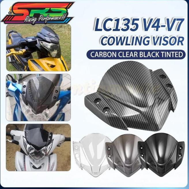 Visor Malaysia Lc135 V4-V7 Mx New Malaysia Mxking Bahan Plastik Abs Harga Spesial