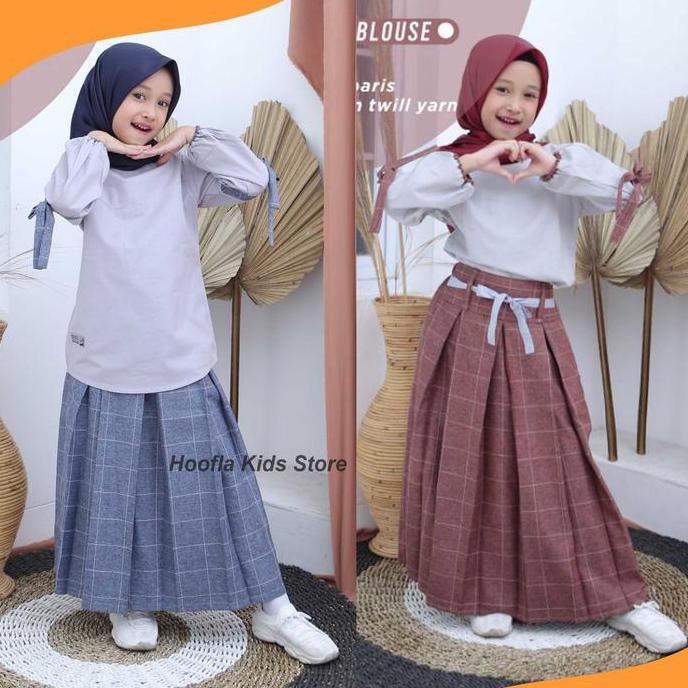LIFESTYLE Hooflakids Baju Setelan Stelan Pakaian Anak Perempuan Cewek Tanggung Umur 3 - 12 Tahun Nau