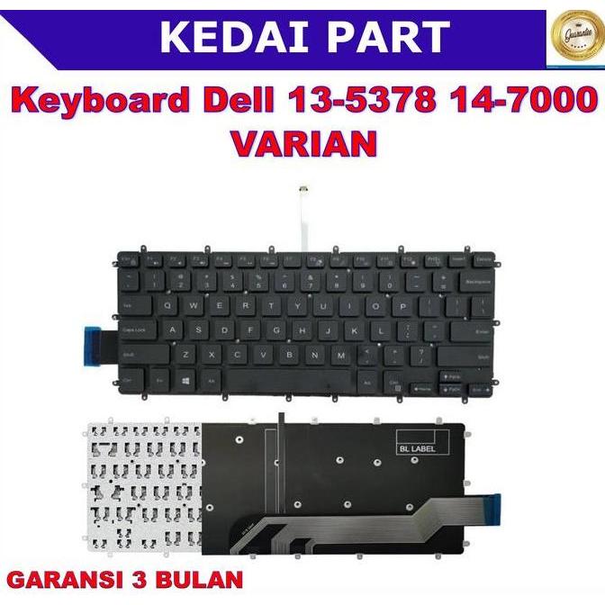 Keyboard Dell 13-5378 13-7370 3490 13-7373 13-7375 13-7378 13-7573 14-3379 Terbaru