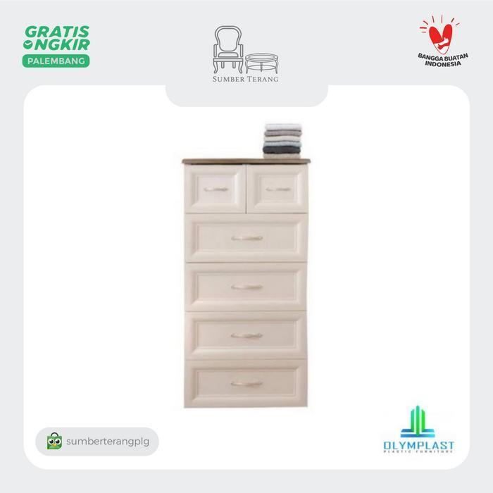 Lemari Plastik Olympast Drawer Cabinet ODC Classic/Rak Susun Olymplast