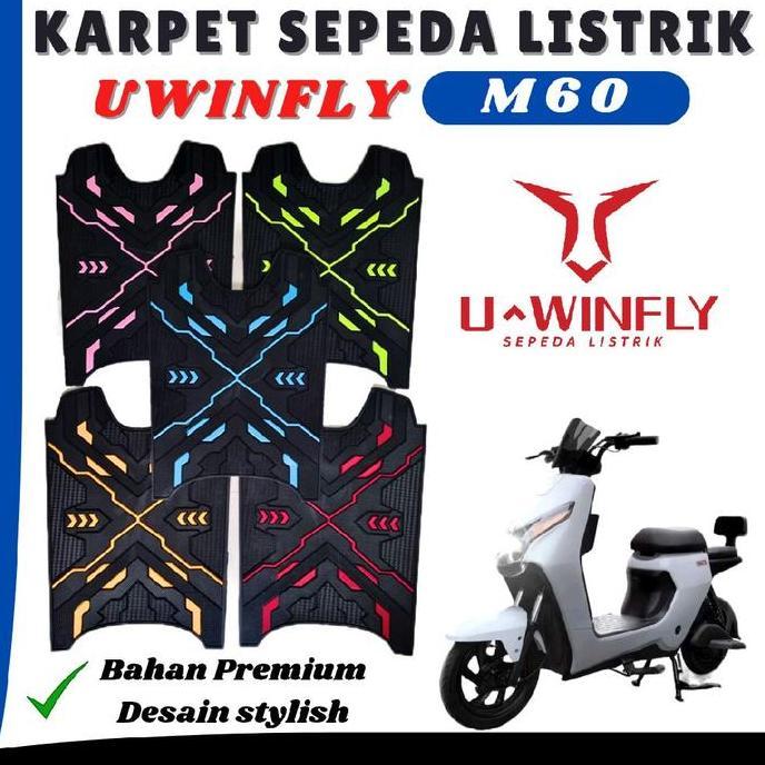Promo Karpet Sepeda Listrik Uwinfly M60 Alas Kaki Sepeda Listrik Diskon