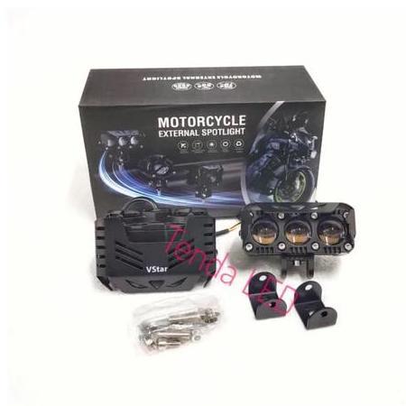 Lampu Tembak Mini Projie Led Cree Hi Low 1 Mata Lensa Merk. Vstar Garansi