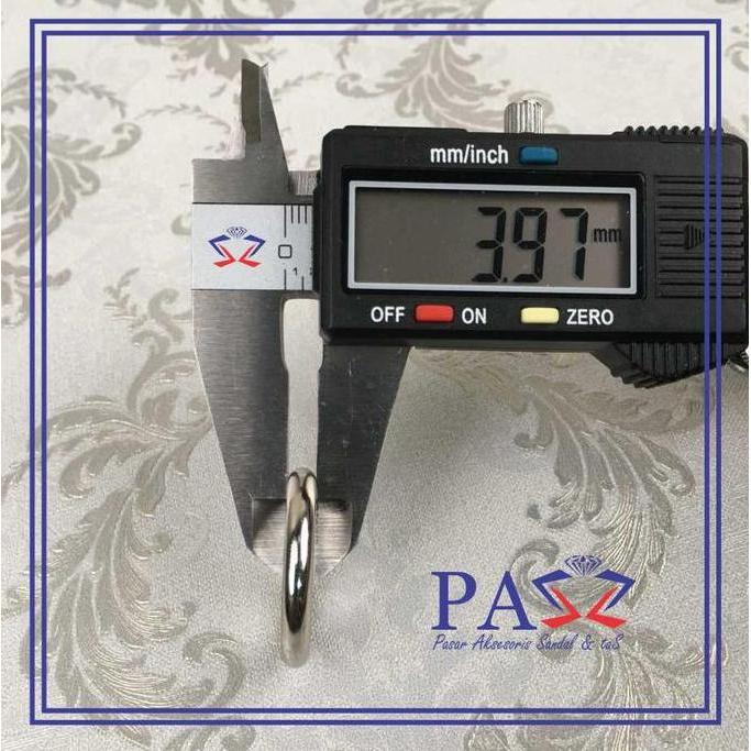 Ring D 20mm Aksesoris Tas IMPORT Bahan Besi Tebal 4mm