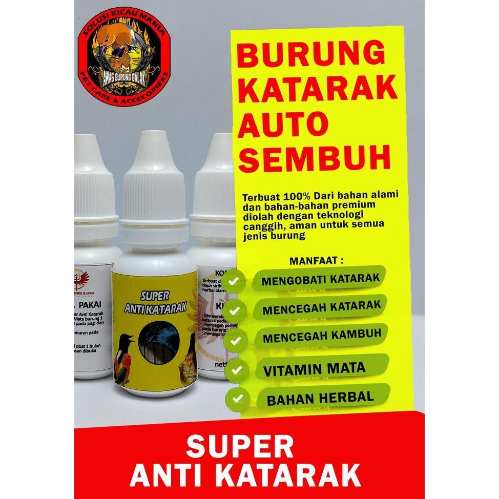 Kicaudor- Obat Burung Katarak Super Anti Katarak Untuk Semua Burung Murai