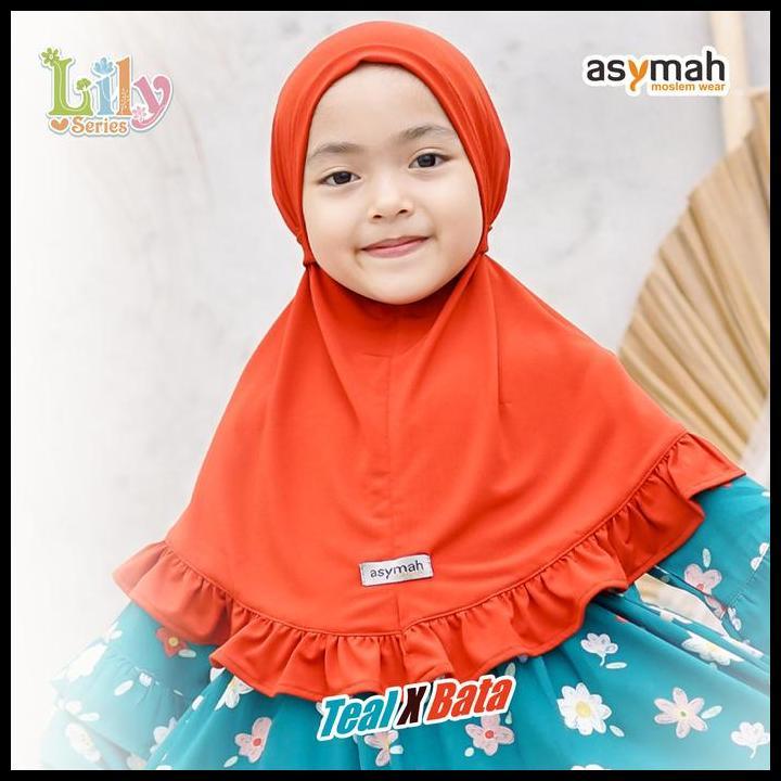 Gamis Anak Rayon Valencia Mix Jersey Premium Ity Lily Series V2 Warna Teal Mix Bata By Asymah 100% O