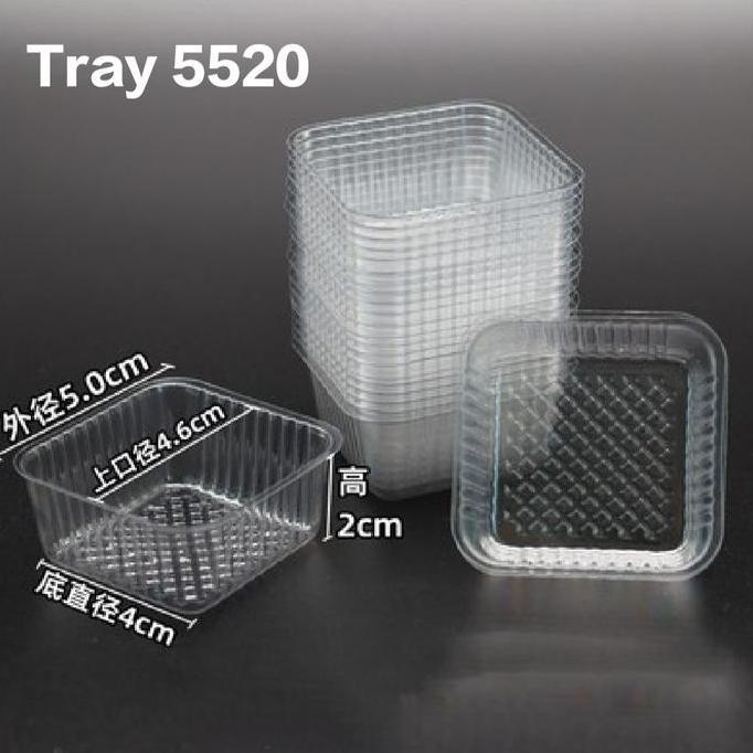 Packingpac- Tray Mika Nastar 5520 Tray Mika Plastik Tray Kue