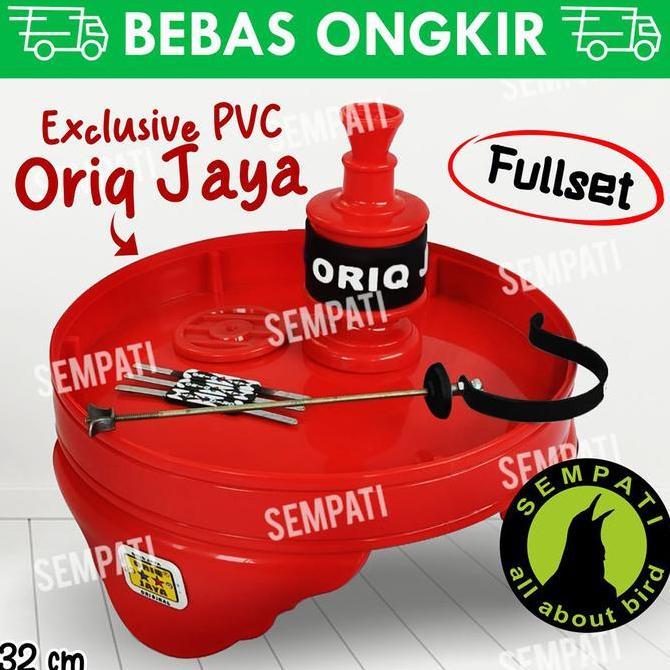 Kicaudor- Tebok Pvc Oriq Jaya Fullset Pion Gantungan Sangkar Burung Lovebird Tbo