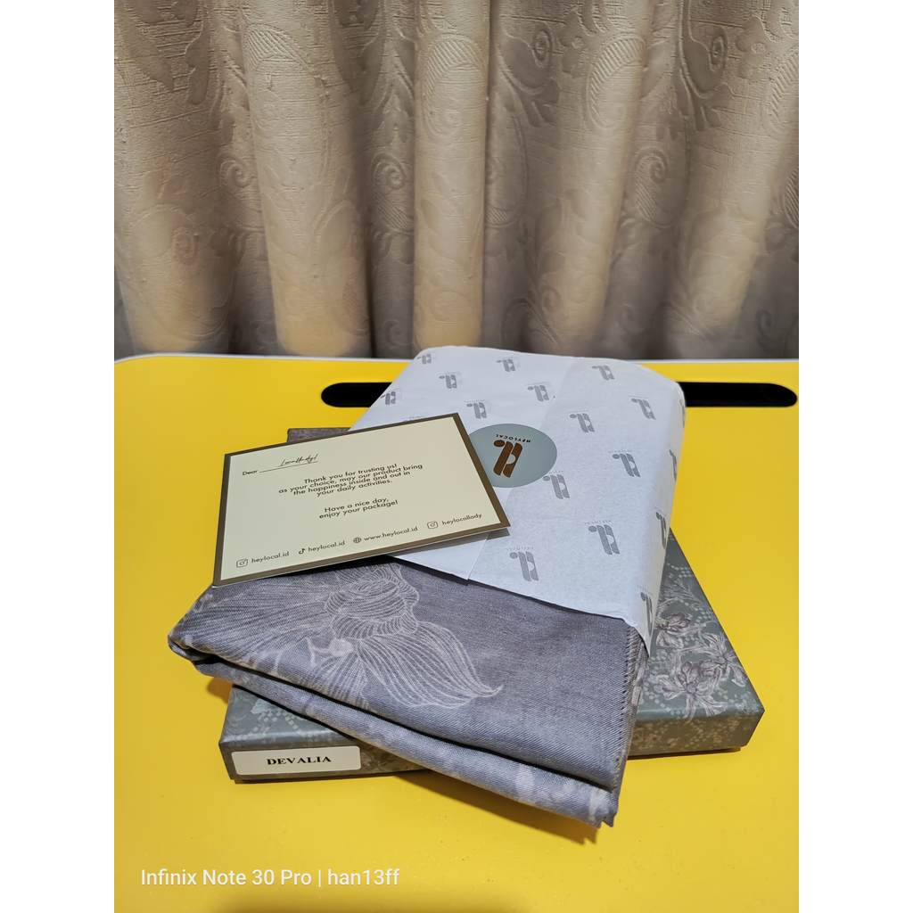 HEYLOCAL ORI 100% Valley Scarf Devalia Standard (Hijab)