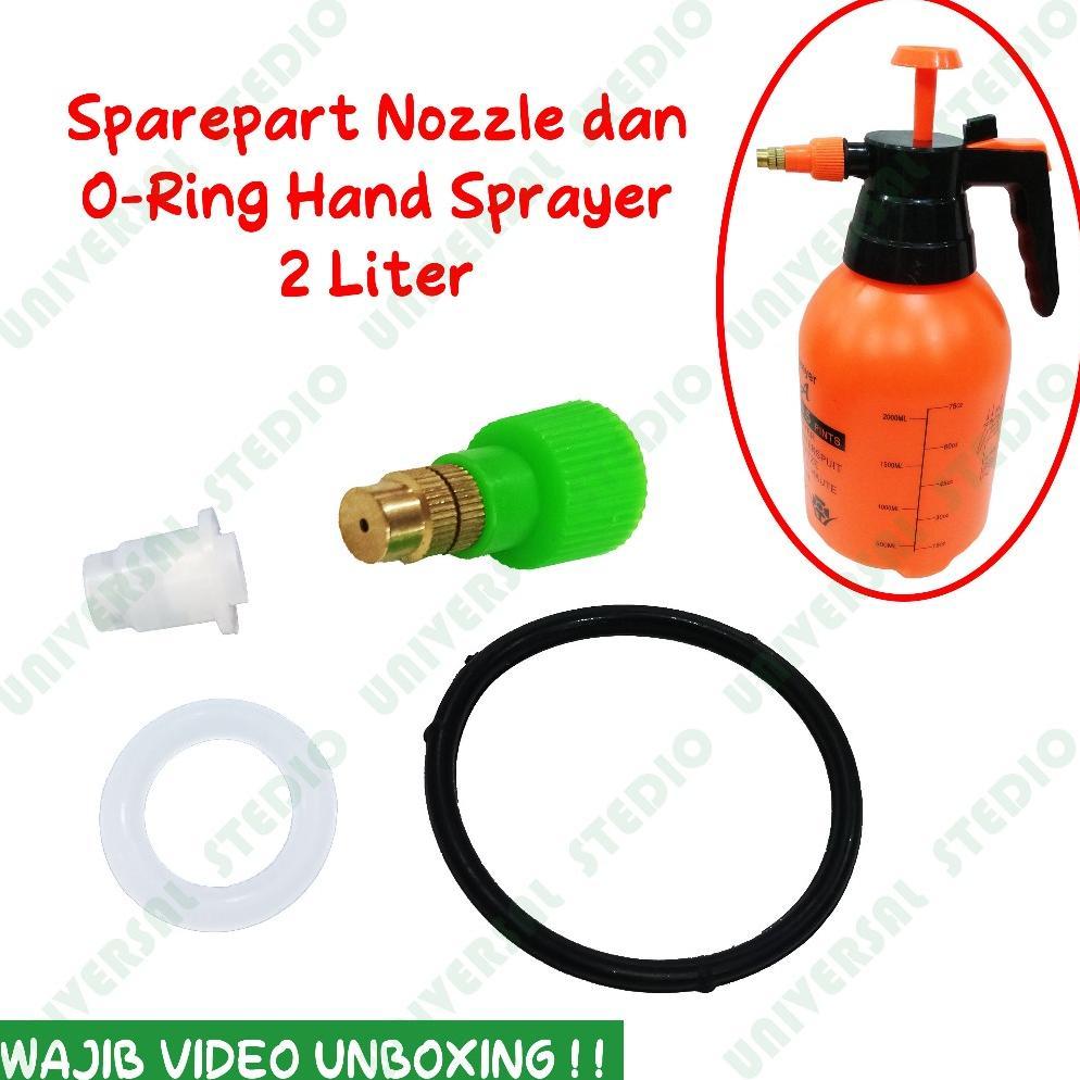 Bisa Cod Sparepart O Ring Seal Karet Nozzle Klep Hand Sprayer Pompa Semprot Tangan 2 Liter ><