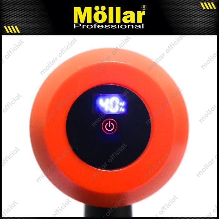 MOLLAR 20500 Mesin Cuci Steam Motor Baterai 21V Cordless Jet Cleaner
