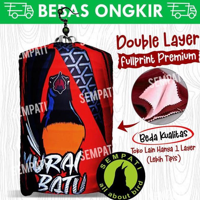 Kicaudor- Krodong Sangkar Murai No 2 Jersey Premium Fullprint Motif Burung Murai