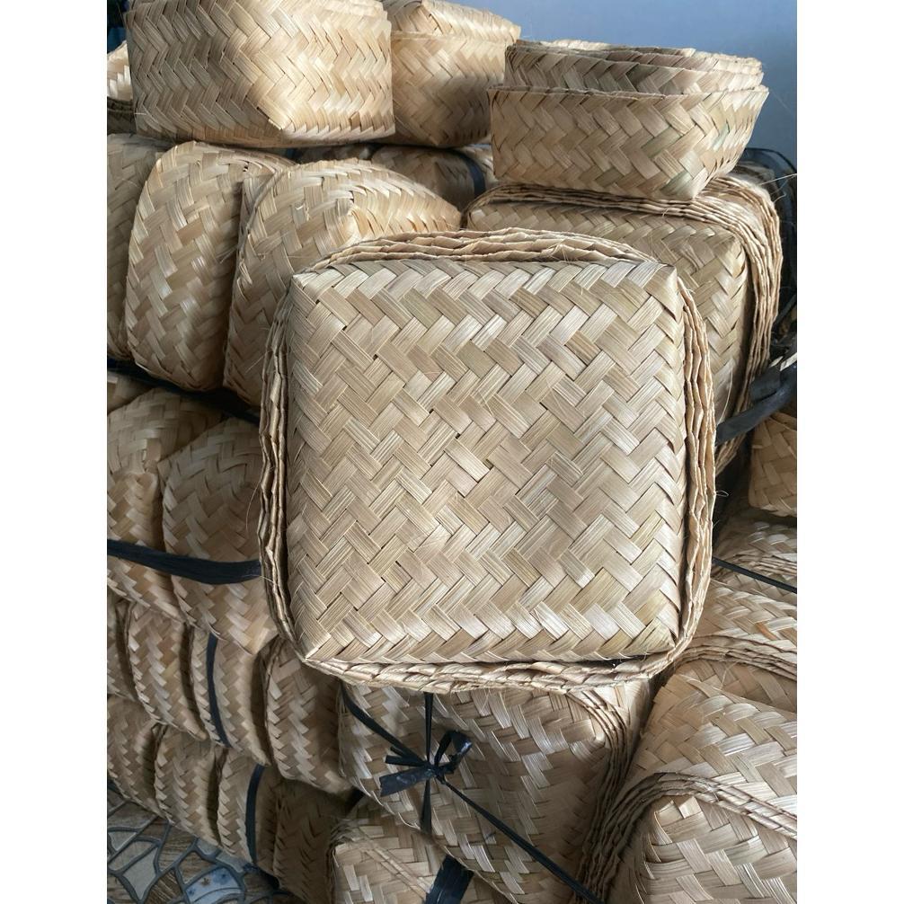 Besek Bambu 22X22 Besek Nasi Dll