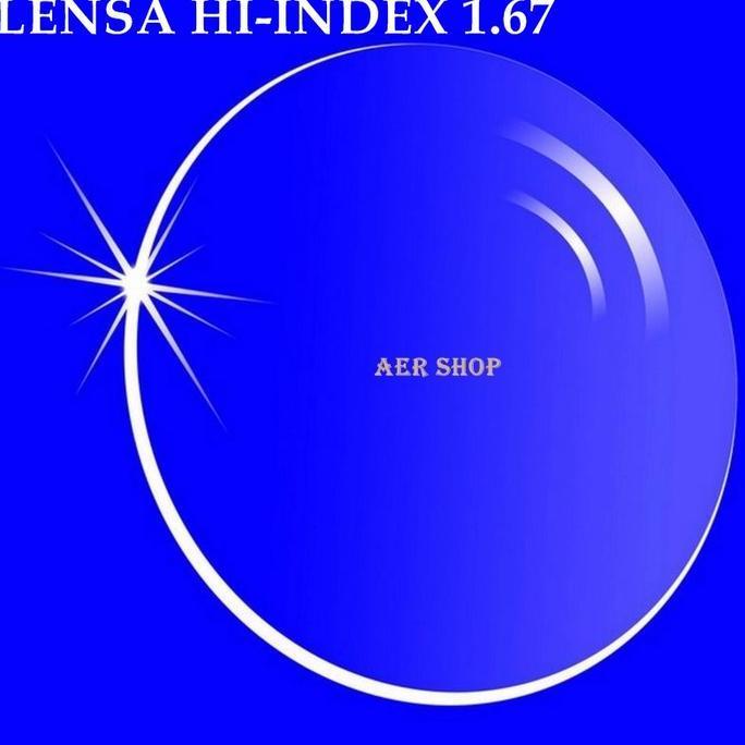 Womenacc- Lensa Minus / Lensa Tipis / Lensa Minus Hi-Index 1.67 / Lensa 1.67