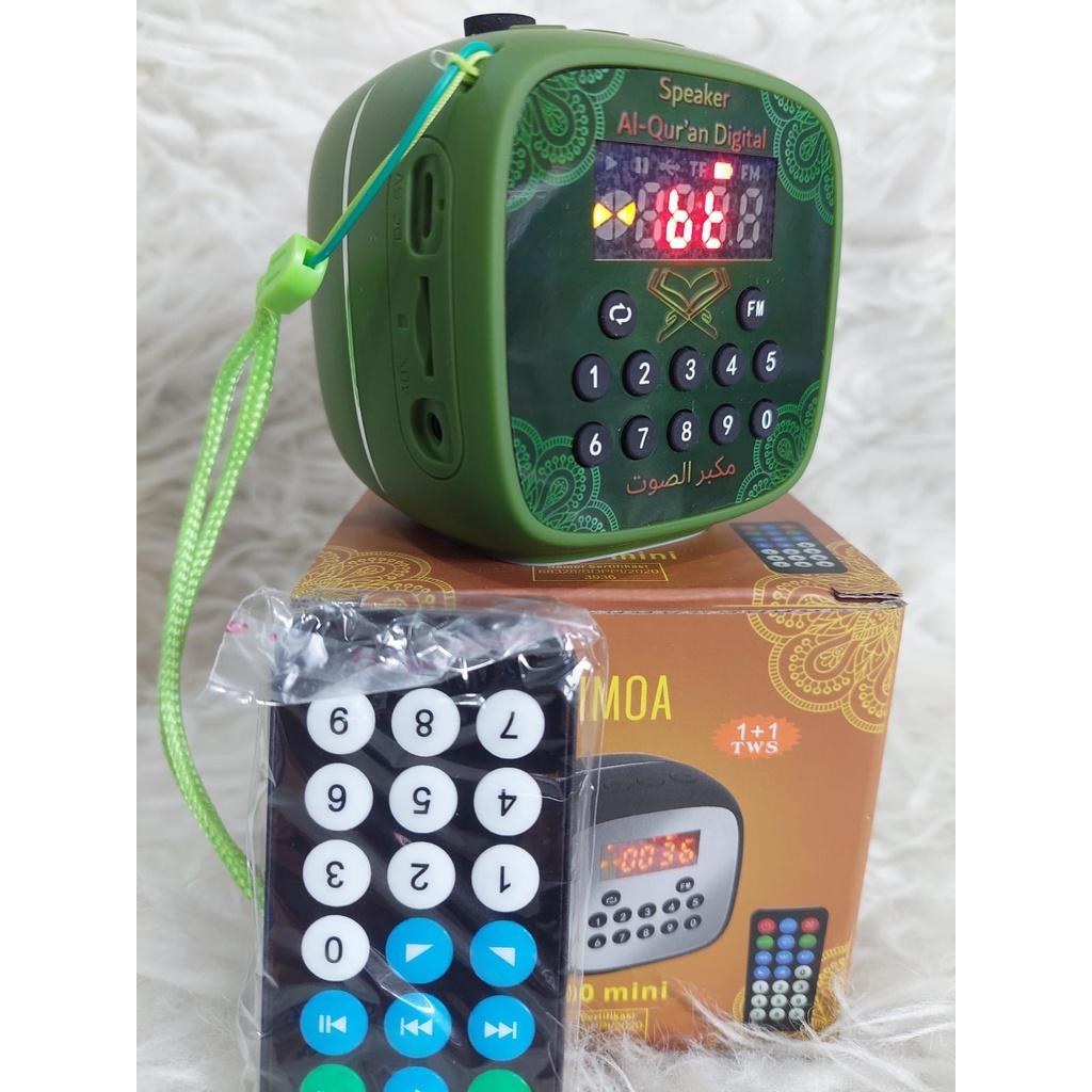 (Rieby) Speaker Murottal Alquran 30 Juz/Speaker Alquran 30 Juz Rhimoa V600 Bluetooth+Remote