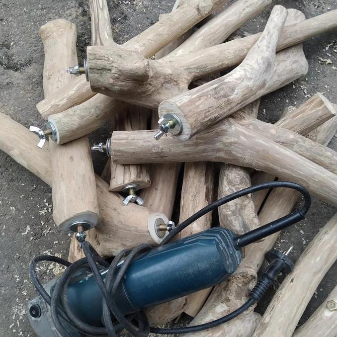 Kicaudor- Tangkringan Kayu Kopi/ Kayu Kopi / Tangkringan Tempel Parrot