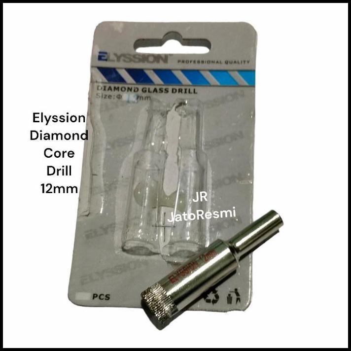 GRATIS ONGKIR ELYSSION DIAMOND CORE DRILL 12MM BOR KACA 12MM !!