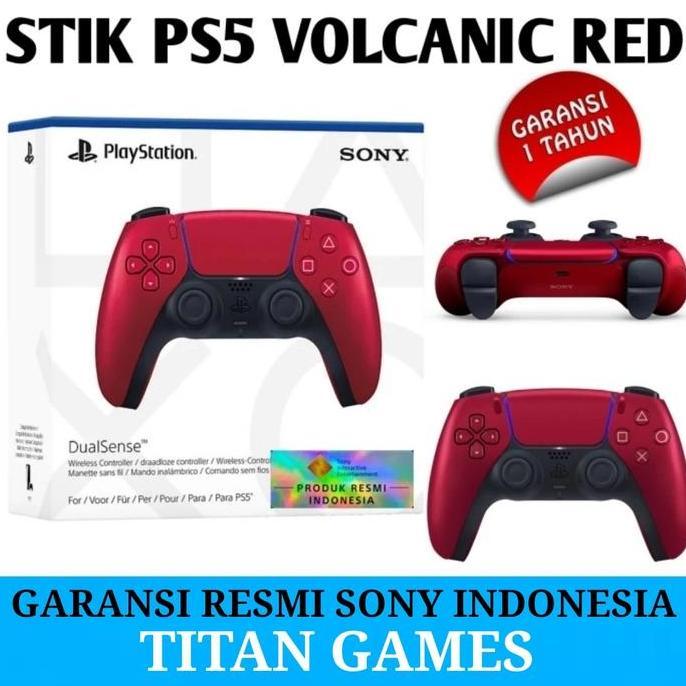 Stik Ps5 Dualsense Original Sony Wireless Stik Ps5 Volcanic Red Premium
