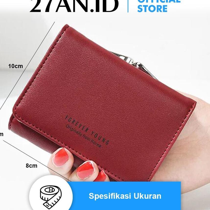 (27An.Id) Dompet Lipat Wanita F6 Dompet Mini Wanita Tebal C5