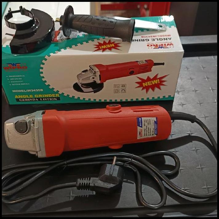 HOT DEAL DISC GRINDER W3435B WIPRO GERINDA TANGAN LISTRIK 4" W3435B WIPRO 