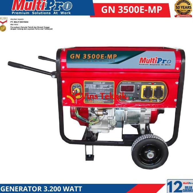MULTIPRO Mesin Genset Bensin gasoline Multipro GN3500E-MP Multipro GN 3500E-MP