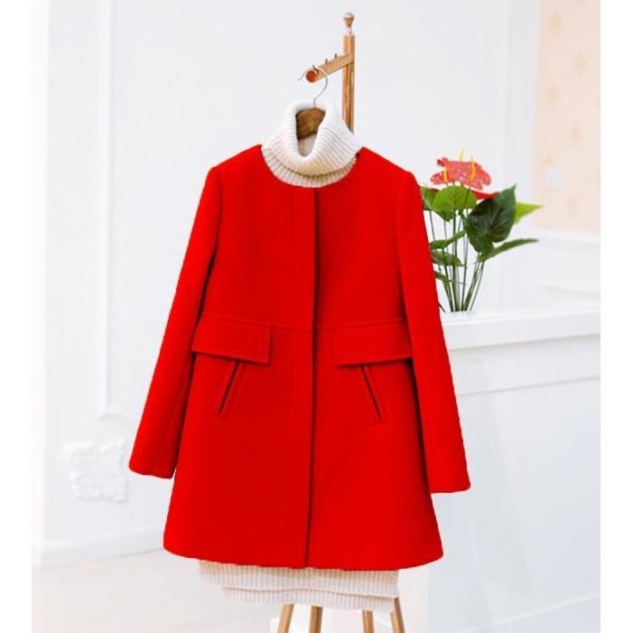 HOT DEALS Jaket Jas Mantel Korea Wanita OURPLACE27 Ukuran Jumbo Mantel Pollar Wanita Longgar Trench 