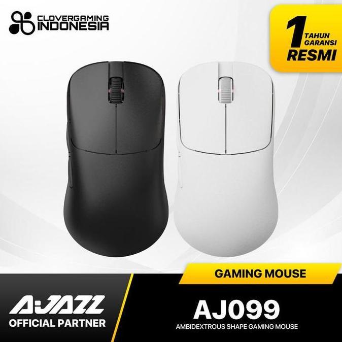 Ajazz Aj099 Pro Wireless Triple Connection Mouse Gaming Murah