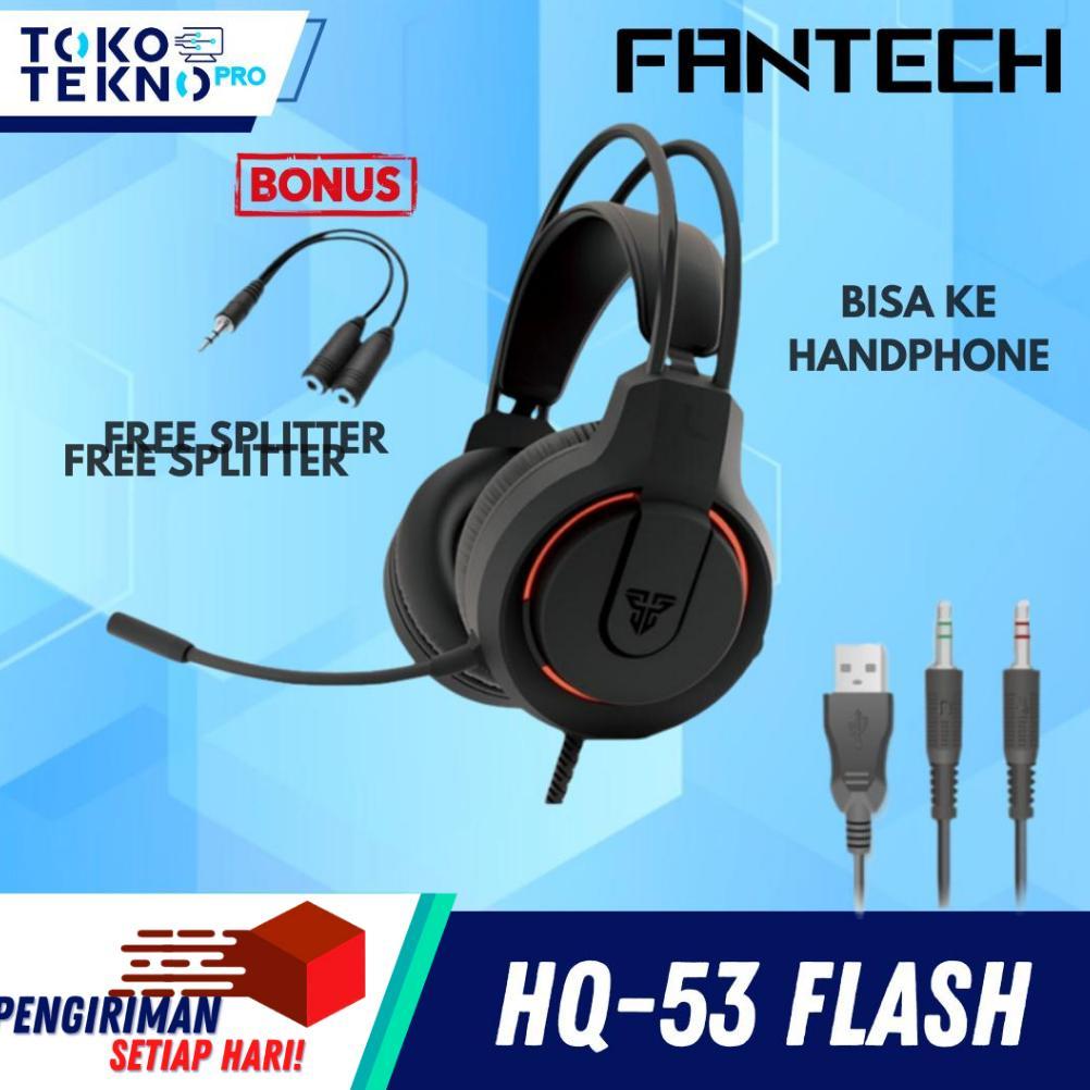 HOT PRODUCT FANTECH HQ53 FLASH LIGHTWEIGHT WIRED GAMING HEADSET