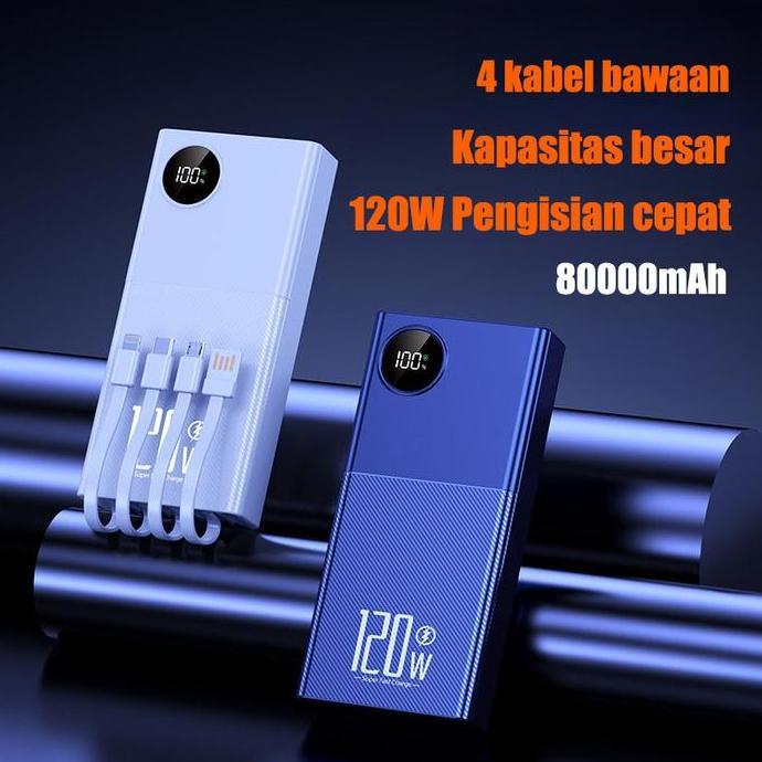 Zecanma -  Rtinah Ugreeu Powerbank Fast Charging Pd 120W 80000Mah Smart Digital 80000Mah 4In1 Type-C