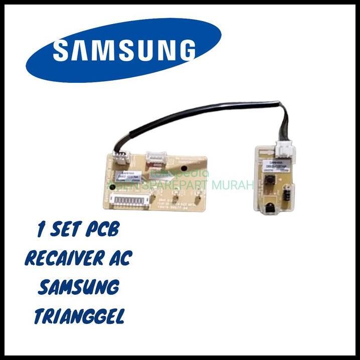 TERBARU PCB MODUL RECEIVER REMOT AC SAMSUNG TRIANGGEL 1 SET LENGKAP 