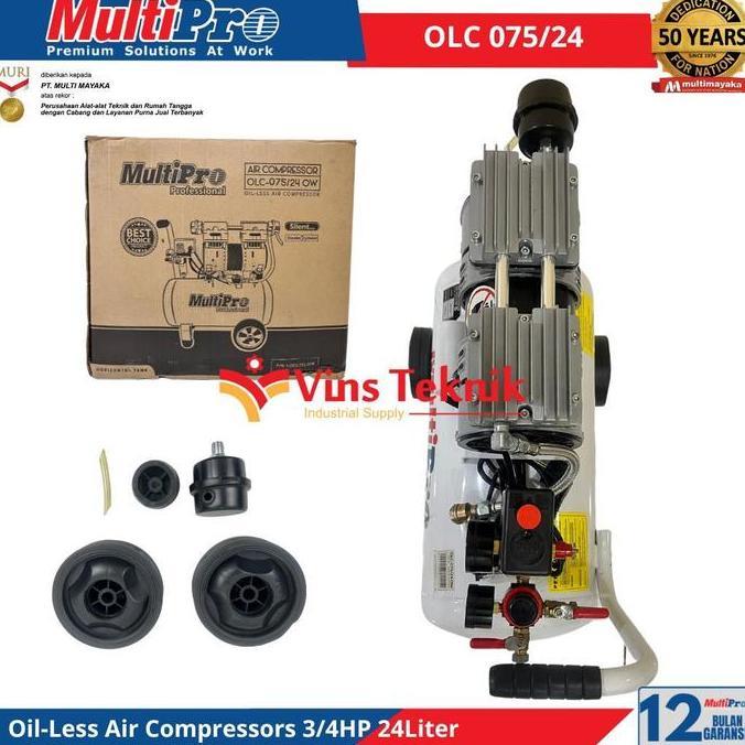 Mesin Compressor Kompresor Oil-less OLC 075/24 Multipro OLC075