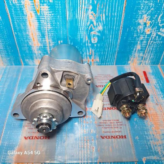 DINAMO STATER PLUS BENDIK STATER MOTOR HONDA SUPRA LAMA GRAND SUPRA FIT ASTREA PRIMA MOTORCYCLE KEND