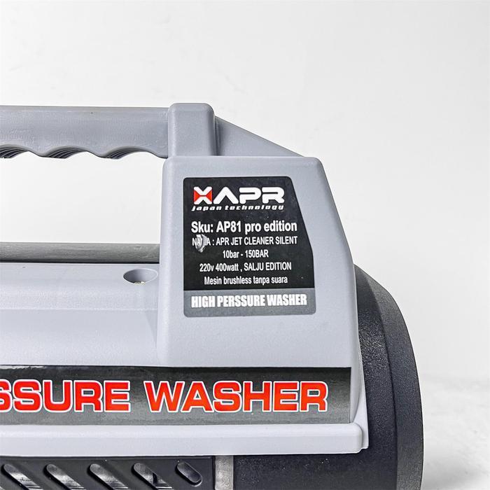 APR MESIN STEAM CUCI MOTOR MOBIL BRUSHLESS AP81+ 400W 10-150 BAR SILENTTANPASUARA