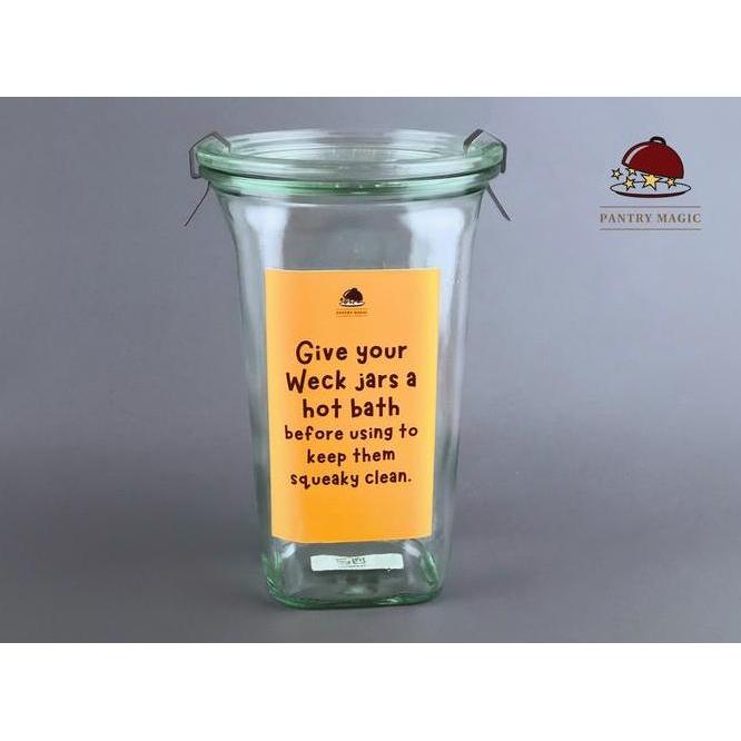 We Quadro Jar Canning Jar Container Bumbu Kaca
