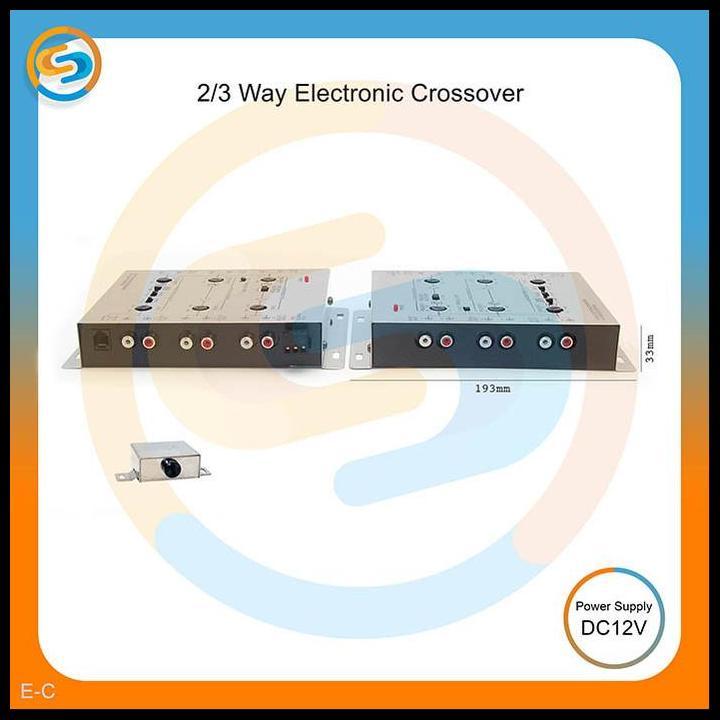TERLARIS CROSSOVER 2/3 WAY MOBILE ELECTRONIC CROSSOVER QBASS / CROSSOVER AKTIF XM3-C 