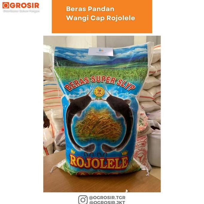 Beras Bulat Pandan Wangi ASLI Cap RojoLele SUPER 10Kg