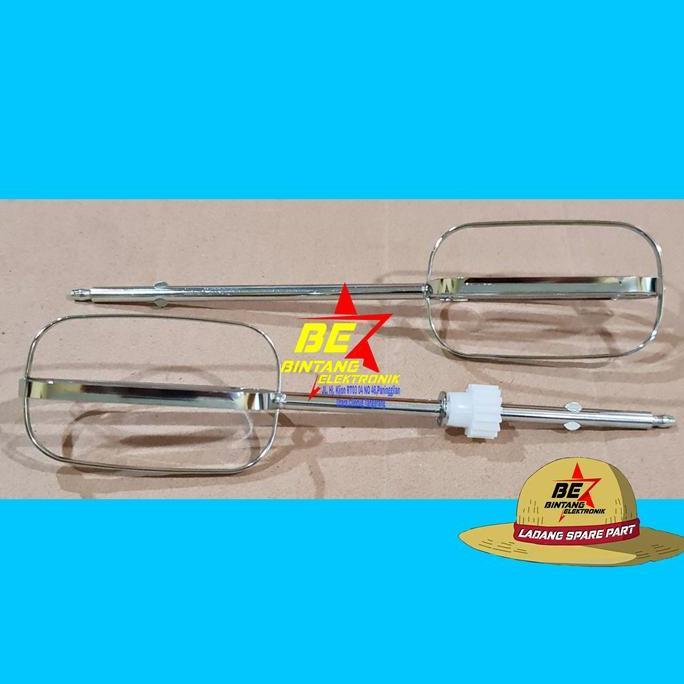 Wellply- Pengaduk Mixer Miyako Stik Garpu Mixer Miyako Gagang Mikser Miyako