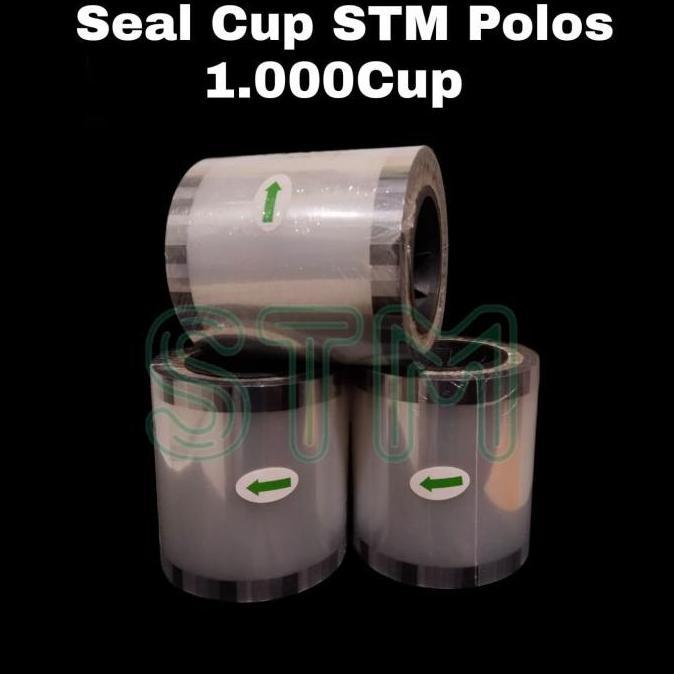 Eggx- Plastik Seal Cup Polos/Roll Plastik Bening/Tutup Mesin Cup Sealer
