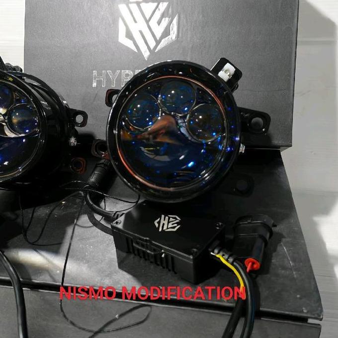 Promo foglamp projectorlaser led Fortuner vrz 2016-2020 foglamp projector Fortuner vrz merk hyper LE