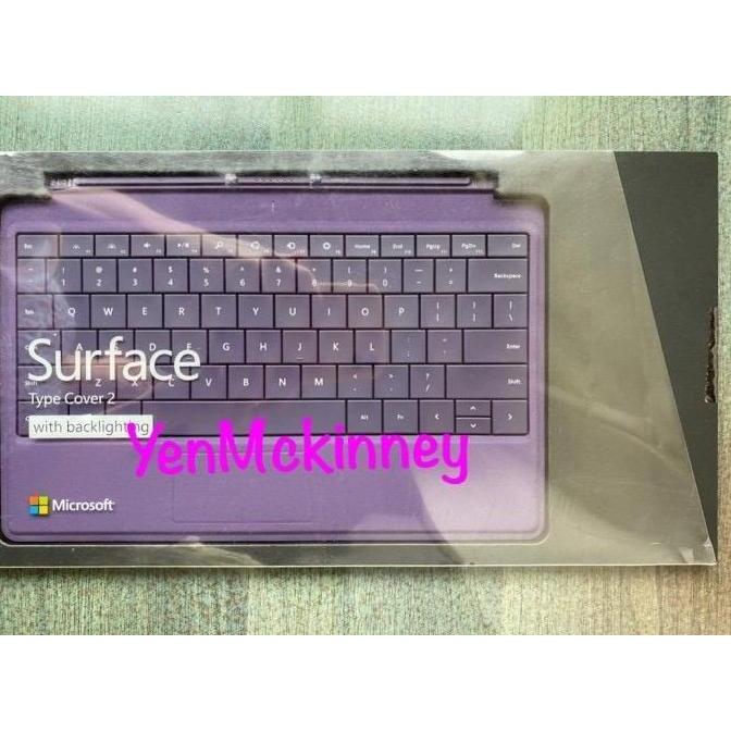 BEBAS ONGKIR - Microsoft Surface Type Keyboard Pro & Pro 2 (RT & Surface 2)Backlight