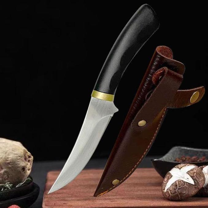 SKINNER KNIVE MONGOLIA STYLE KNIFE D2 PISAU SESET KULIT POTONG DAGING