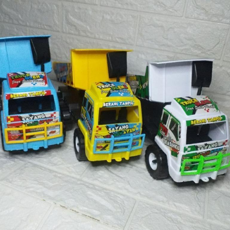 TERBARU MAINAN ANAK MAINAN MOBIL TRUCK TORONTON MURAH // MOBIL TRUK DUMP TTD 999 PENGANGKUT PASIR// 