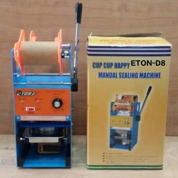 MESIN CUP SEALER ETON ET D8 MANUAL