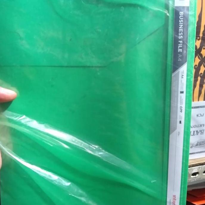 Inter X Folder Business File A4 Hijau Isi 12 Diskon