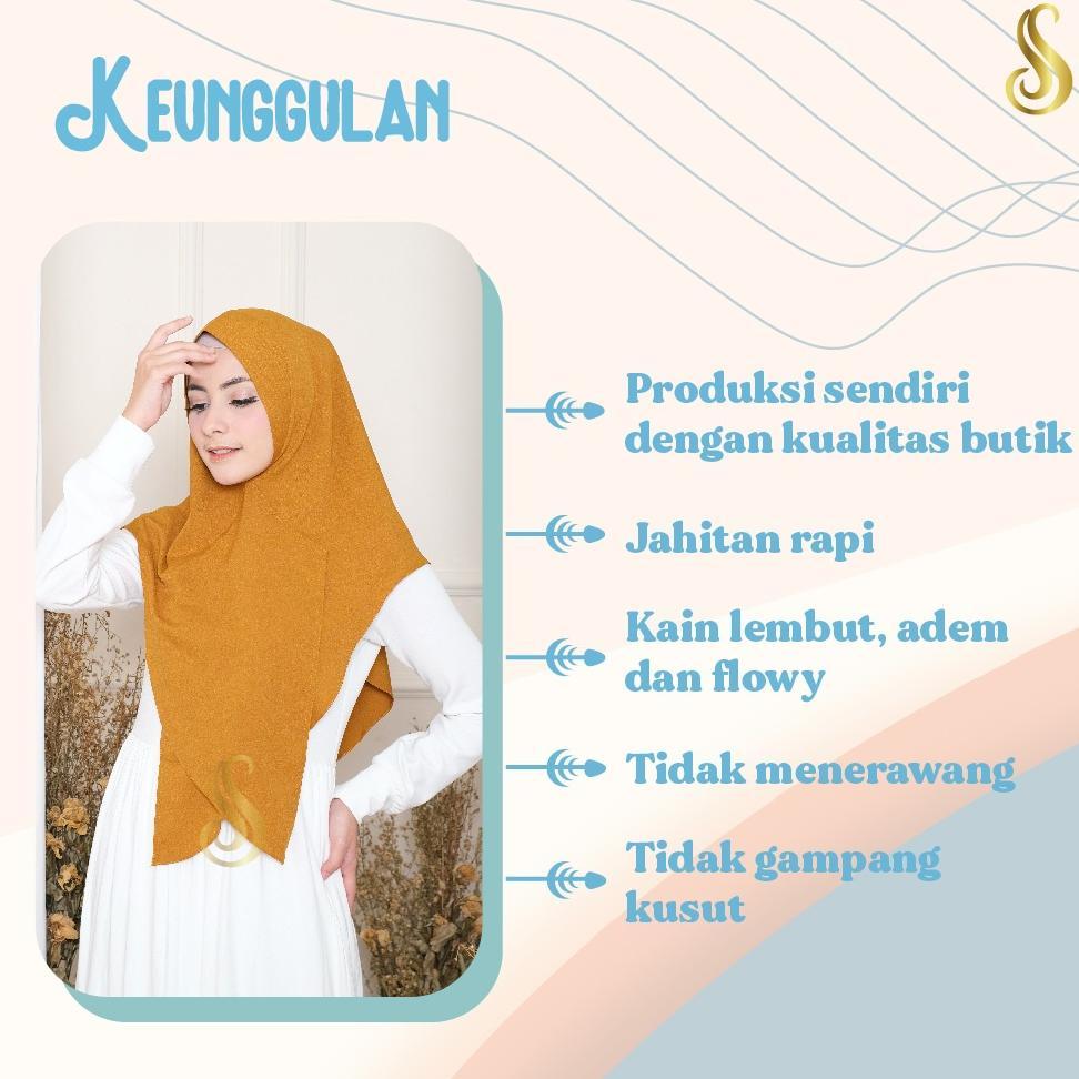 TERMURAH Sabilla - Khimar Silang bcx Crinkle Air Flow Premium Soft Pet Antem Dan Mosscrepe Import Pr