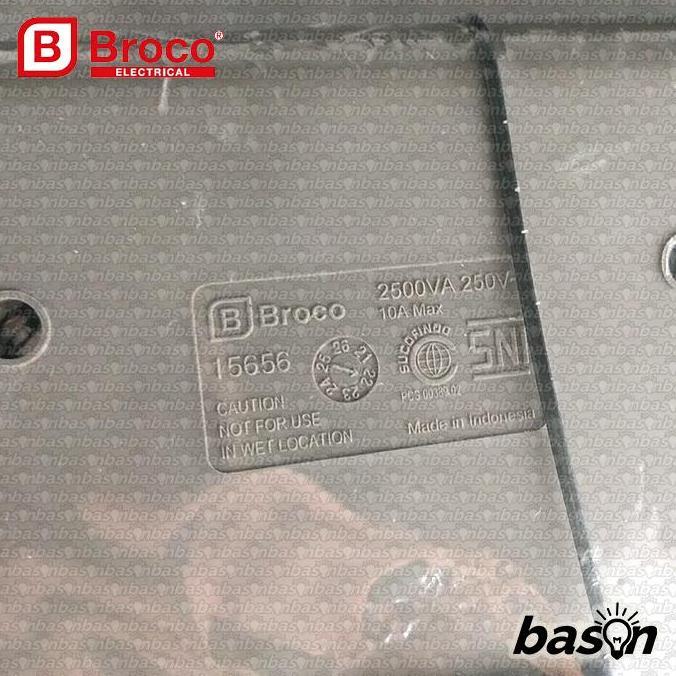 Sale Broco 15656 Stop Kontak Arde 5 Lubang Kabel 1.5Meter Saklar Individual